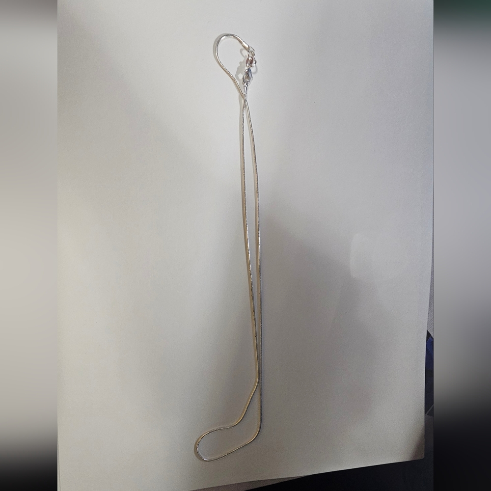 Vintage Sterling Silver 925 Snake Chain - Picture 5 of 7